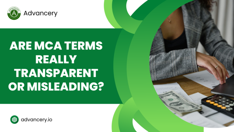 Are MCA Terms Really Transparent or Misleading