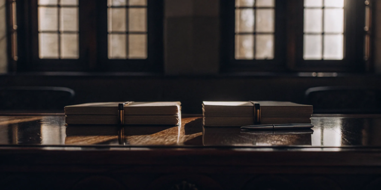 Business loan vs. line of credit documents.