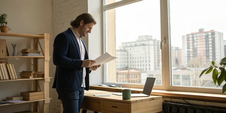 Business owner using a laptop to apply for fast funding for my business.