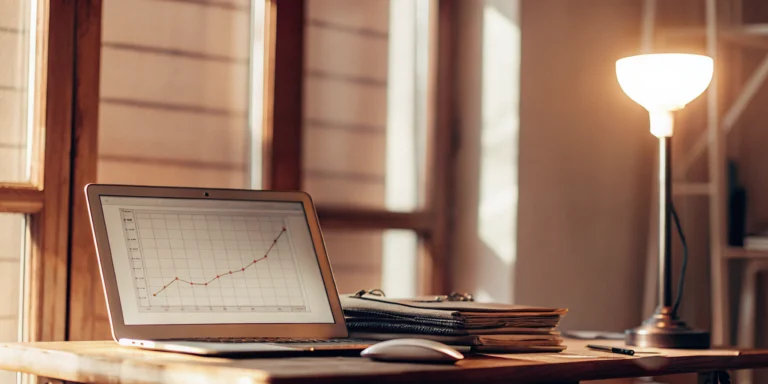 Fixed-Rate Business Loan: Pros, Cons, & How to Apply 1 A graph on a laptop showing the benefits of a fixed interest rate small business loan.