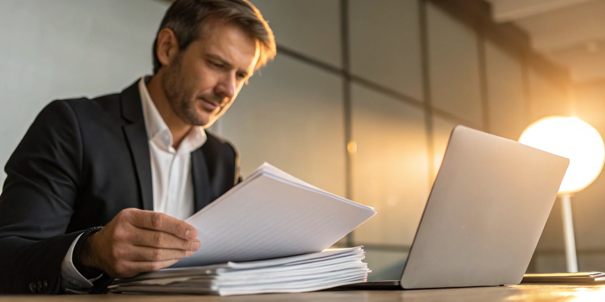 A business owner reviews why his loan application was turned down by the bank.