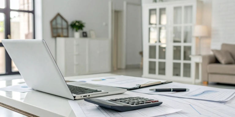 How to Get a Business Loan with Poor Credit 3 Financial documents and a laptop used to find the best business loans for poor credit.