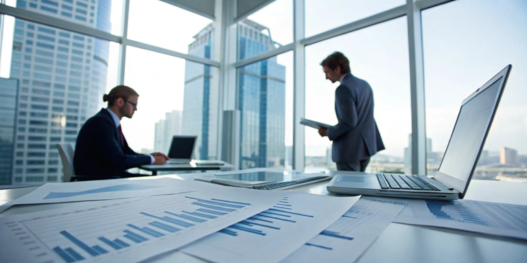 Purchase Order Financing 101: A Complete Guide 2 Team reviewing a purchase order financing offer from one of the best companies in the USA.
